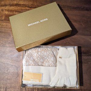 Michael Kors Scarf, Hat and Gloves